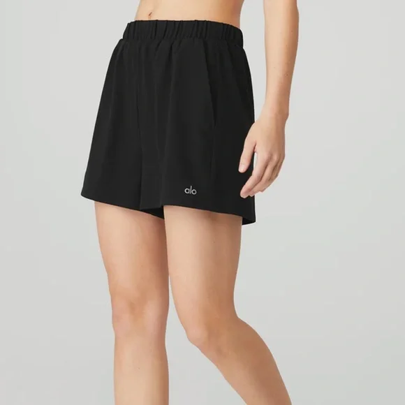 ALO Yoga | Shorts | New Alo Yoga Ready Set Short In Black | Poshmark